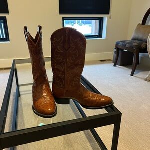 Ariat Tan Leather Cowboy Boots